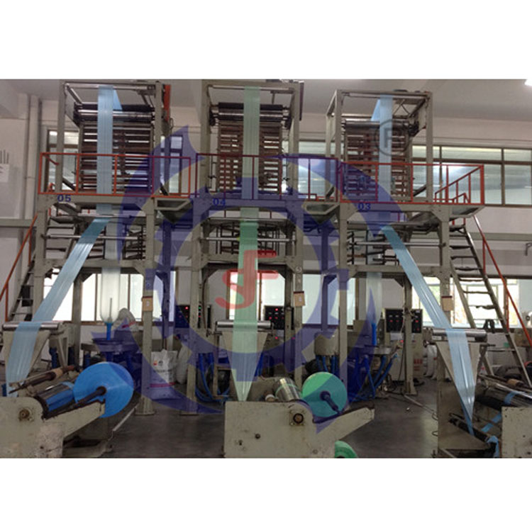 SF series high speed off roll bag blowing machine